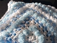 Crochet baby pram blankets - crochet,