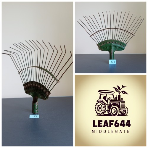 Vintage garden spring rake - vintage,