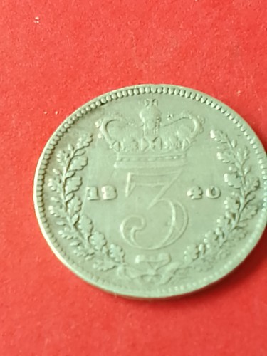 1840 silver threepence.