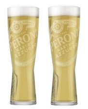 4 X Peroni Signature Pint Glasses Brand New 