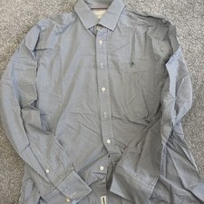 Quba & Co Men's Thin Pinstripe Shirt Size Large