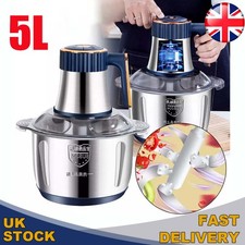 5L 500W Electric Meat Grinder Mincer Mixer Blender Food Chopper Processor Home
