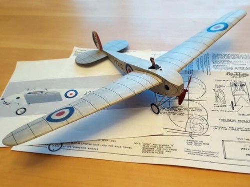 Avro 560 rubber power - avro,