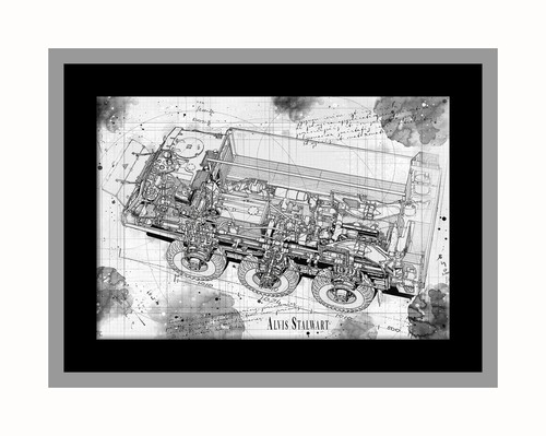 Line tech drawing alvis - tech,