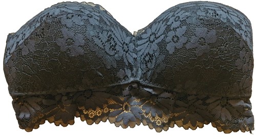 Lace wireless strapless bra - &,