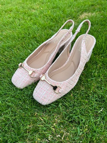 Pink sling back shoes - , from