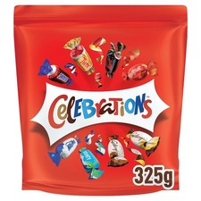 Celebrations Chocolate Sharing Pouch, Sweet Selection, Gift Chocolate 325g