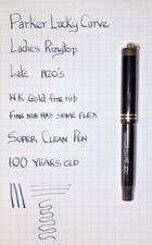 Parker Lucky Curve Ring Top