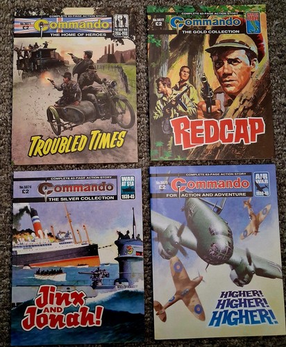 Commando comics lot four - commando,