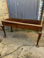 Antique Queen Anne Ottoman Bench/duet piano Stool/dressing Table Stool