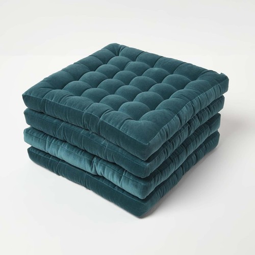Quilted velvet dining chair - quilted,