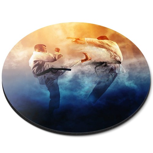Round mouse mat karate - mouse, martial