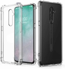 Case For Oppo A15 A72 A53 X2 Pro Reno 3 Shockproof Clear Bumper TPU Gel Cover