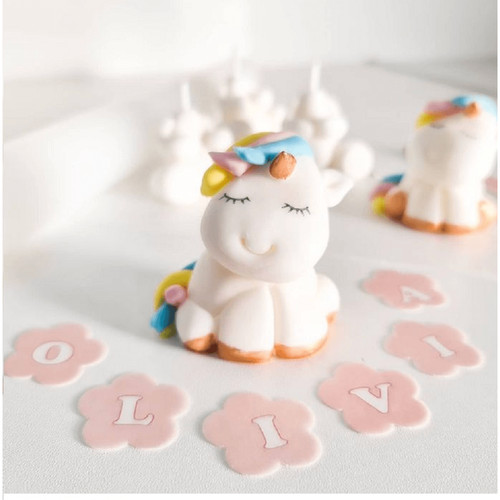 Unicorn edible cake topper - unicorn,