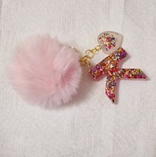 Pink Gold Resin Initial Letter