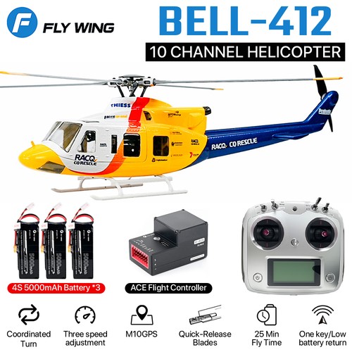 Fly wing bell - bell-412, rc