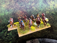 Breton light cavalry, 15mm metal, 5 bases, 40 x 30mm