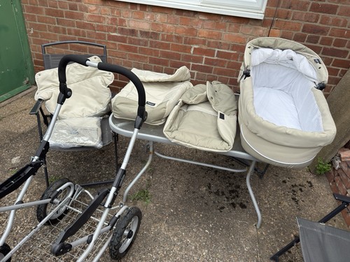 Emmaljunga hard carrycot with - emmaljunga,