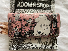 MOOMIN 'LOVE' PINK FAUX LEATHER WALLET PURSE by DISASTER DESIGNS - VG CONDITION