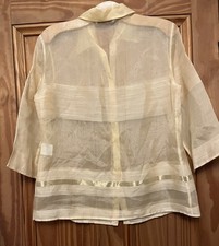 Artigiano Yellow Silk Blouse