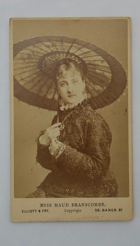 Cdv victorian actress maud - victorian,