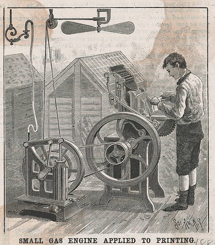 Small gas engine - engine, applied