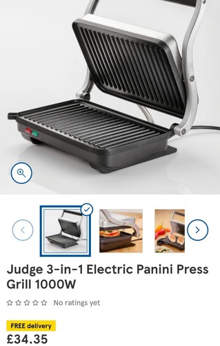 Judge electric panini - judge,