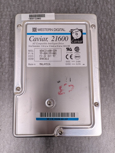Western digital 1 6gb ide - **,