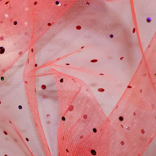 Hologram sequin tulle - hologram, fabric