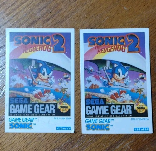 Trading cards sonic 2 - 2,