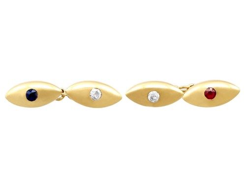 Sapphire ruby diamond 18carat - diamond,