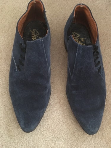 Vintage blue suede shoes from - vintage,