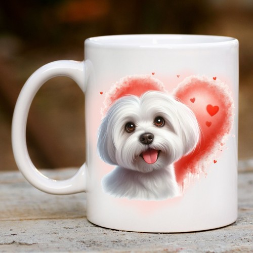 Maltese dog mug - maltese,