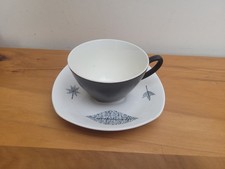 Vintage Midwinter Nature Study Tea Cup & Saucer Duo Set