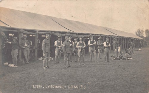 Postcard military clacton - postcard,