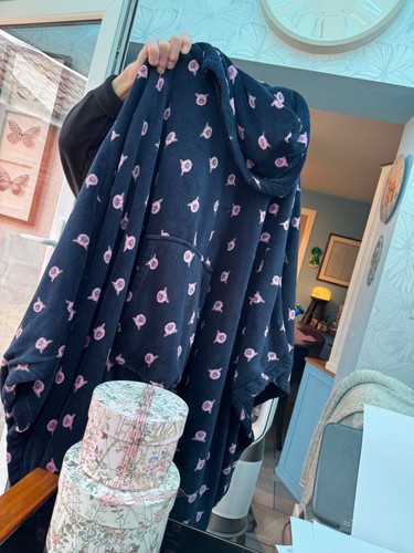 Percy pig navy - navy, hoodie