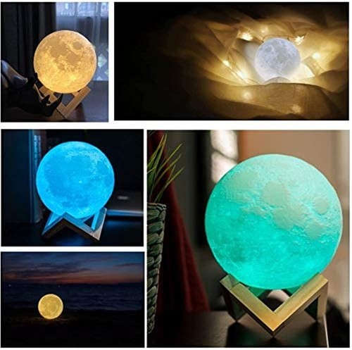 Large colour changing moon - colour,