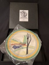 Wedgwood Susie Cooper PANORAMA WALL PLAQUE No 1 ~ 31cm Diameter ~ Boxed