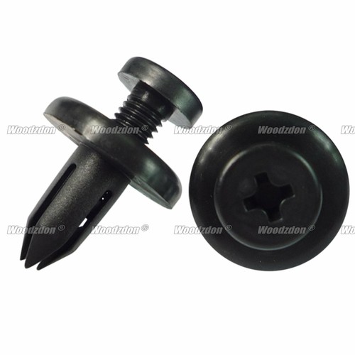 Front fender clip - front, blk