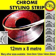 12mm x 8m CHROME DECORATION