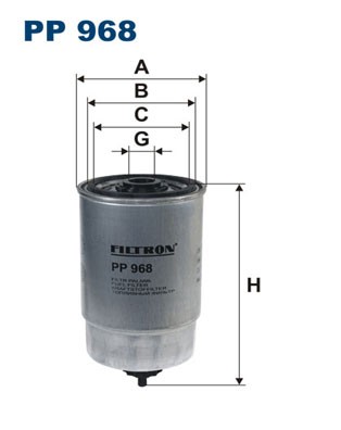 968 filtron fuel filter - 968,