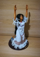 Native American woman praying