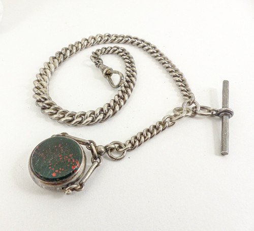 Sterling silver watch chain - silver,