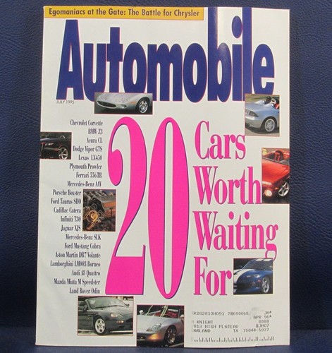 Automobile magazine july 1995 - automobile,