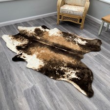 Large Faux Cow Hide Rug Carpet