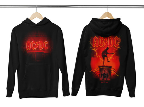 Acdc pwr up hoodie - pwr,
