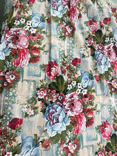 Large vintage style - large, floral