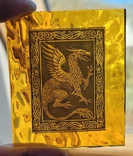 Stained Glass Dragon Mythical