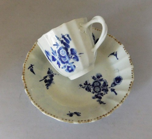 18th worcester dry blue - c.18th,