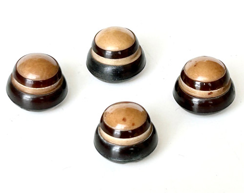 Vtg lot set - 4, carved